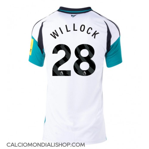 Maglie da calcio Newcastle United Joe Willock #28 Seconda Maglia Femminile 2024-25 Manica Corta